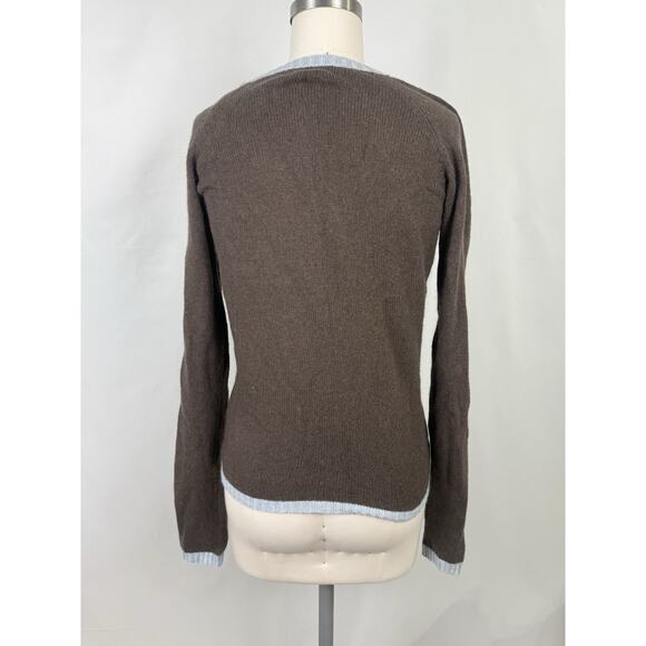 Vila Clothes XL Silk Blend Lightweight Cardigan Grannycore 80's Modest Vintage - Picture 2 of 8